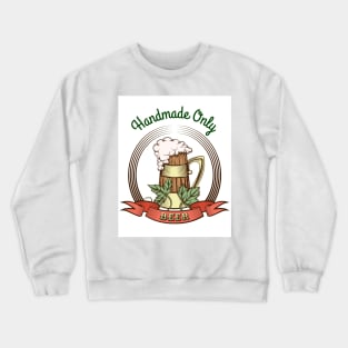 Beer Mug in Vintage Style Crewneck Sweatshirt